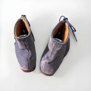 john fluevog brown suede gateway hartford flat brouged dress lace up boots 8 Hartford: Mens - Brown | Flat Brogued Dress Boot | Fluevog Shoes main image 4